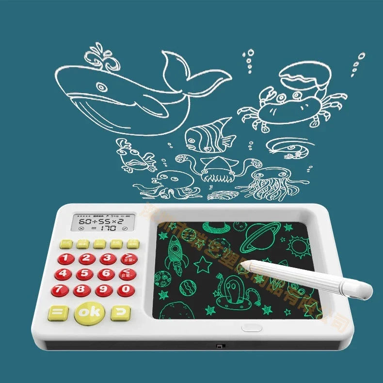 Tablet Calculadora Lousa Mágica 2 Em 1 Jogos De Aritmética De Aprendizagem Precoce -SS0901